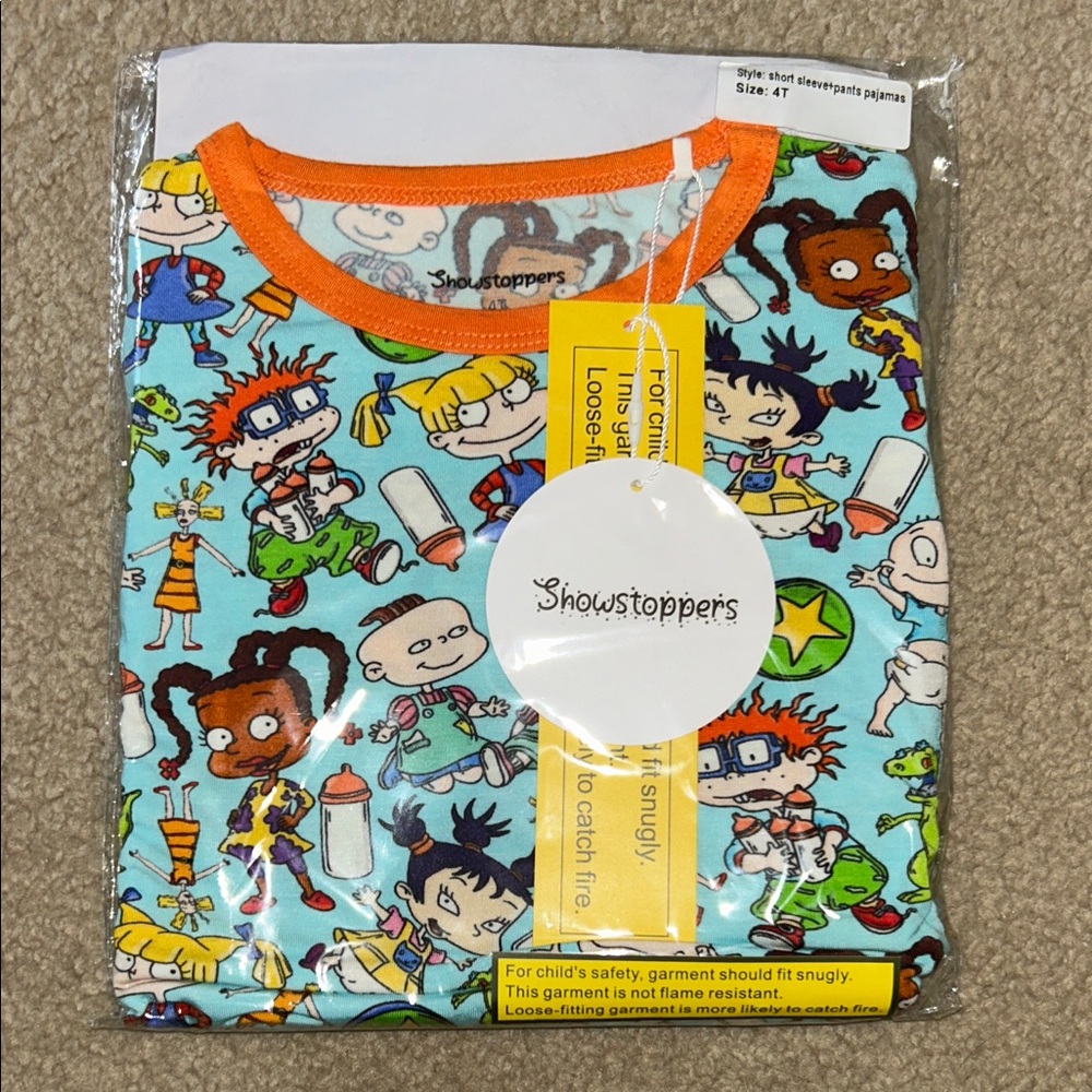 Showstoppers RUGRATS 4T bamboo Pajama set